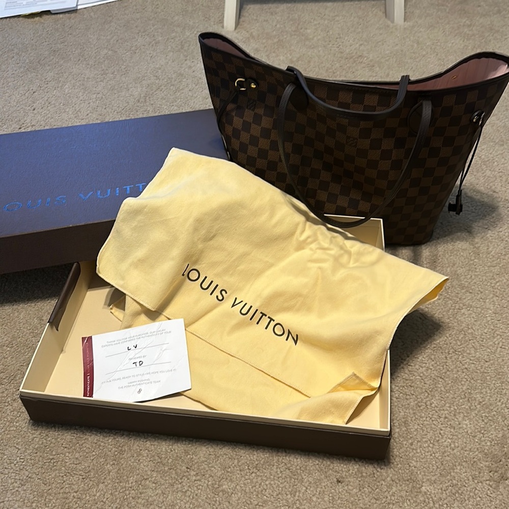 Louis Vuitton Neverfull Rose ballerina
